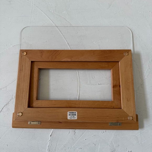Crate and Barrel Acacia Wood Cookbook Stand - Picture 7 of 8